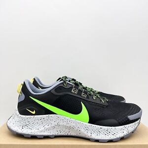 NEW Nike Pegasus Trail 3 Black Green Strike Ashen Slate DA8697-004 Mens Size 9