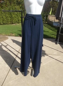 NUEVOS CON ETIQUETAS NY COLECCIÓN PANTALONES MUJER AZUL MARINO 1X - Imagen 1 de 2