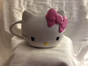 Hello Kitty Head Keramikbecher Sanrio 2014 kein Spielzeug SELTEN - Bild 1 von 7