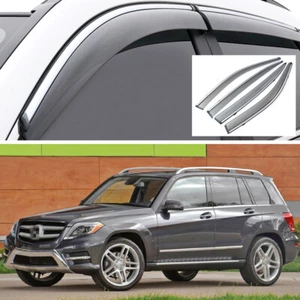Rain Guards Vent Shade Deflector Window Visor for 2010-2015 Mercedes GLK 350 - Imagen 1 de 8