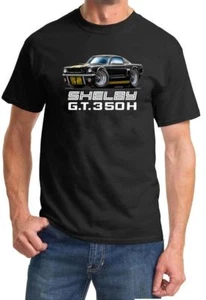 1966 Shelby GT350H Hertz Mustang Full Color Tshirt NEW FREE SHIPPING - Picture 1 of 11