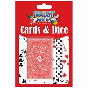 Tallon Games Fun Playing Poker Cards with 5 Dice - THE ART BOX - Picture 1 of 1