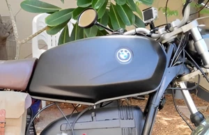 BMW R80 GS R80GS R45 R65 Matt Black Painted Steel Fuel Tank 1980-1987 Model - Picture 1 of 1