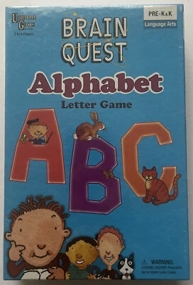 Brain Quest Alphabet Letter Game Pre-K & K (University Games, 2013) - Image 1 of 2