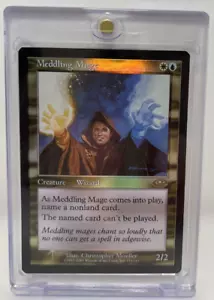 WotC Magic the Gathering Planeshift Meddling Mage FOIL Rare Excellent Condition - Picture 1 of 2
