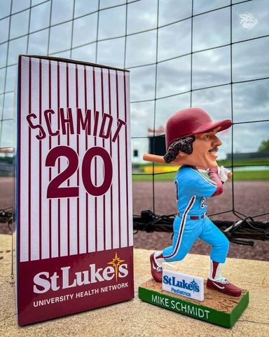 2022 Mike Schmidt Lehigh Valley Iron Pigs Bobblehead Phillies SGA Cover