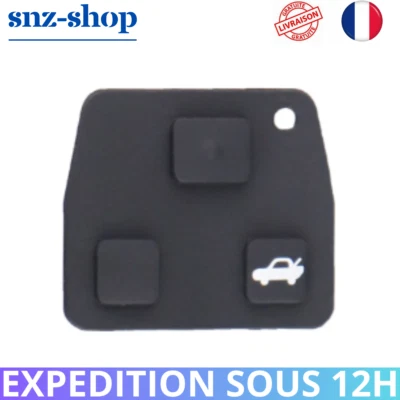 Membrane Bouton pour Coque Clé Télécommande Plip Clef TOYOTA Corolla Avensis