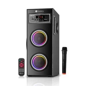 Tronica Dhwani-2 DJ 40W Sistema home theater torre Bluetooth, MICROFONO wireless - Foto 1 di 6