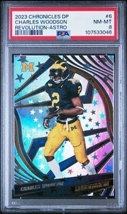 2023 Panini Chronicles Draft Picks Revolution Charles Woodson Astro PSA 8 POP 1 - Picture 1 of 2