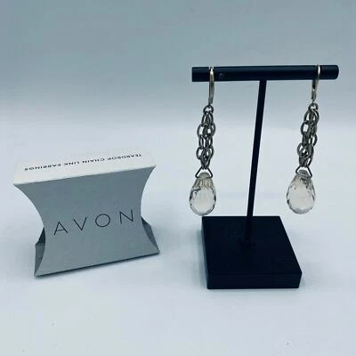 AVON Teardrop Chain Link Earrings - Image 1 of 4