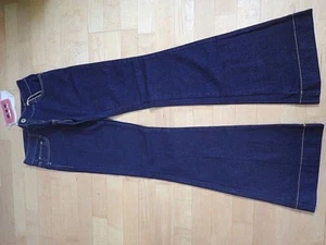 💙👖tolle Patrizia Pepe Jeans Narrow Flared Dunkelblau Ital.40 EU36 #TREND - Bild 1 von 6