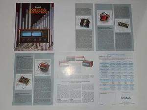 McIntosh MC2155 / MC2255 Amplifier Brochure 6 pages, Specs, Info, Articles - Picture 1 of 1