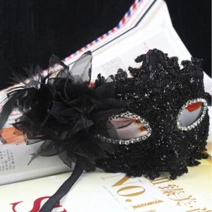 Máscara de Encaje Mascarada para Mujer Halloween Elegante Disfraces Boda Máscaras - Imagen 1 de 1