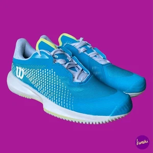 Wilson Scarpe da Tennis Donna Kaos Swift 1.5, Algeri Blu/Bianco, UK 7/EU 40 2/3 - Foto 1 di 6