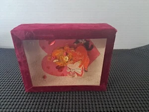 Vintage Shadowbox Valentinstag Karte Handarbeit - Bild 1 von 19