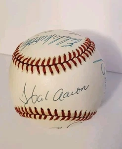 500 Home Run Club 5x Auto HANK AARON Ernie BANKS KILLEBREW PSA Sticker Only - Picture 1 of 7