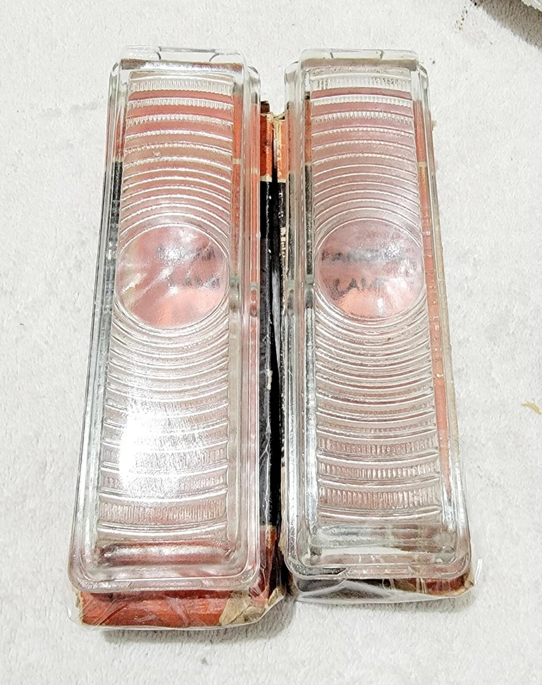 1947-1948 Chevrolet Cars Chevy Parking Lamp Lights Genuine Glass PL-703 RH-LH#11 - Image 1 of 4