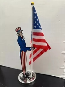 Uncle Sam with American Flag - Made in USA! - Picture 1 of 2