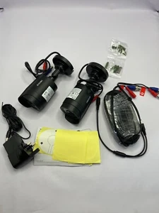 ZOSI Confezione da 2 Telecamere di Sicurezza 1080P da Esterno con Visione Notturna 80ft, IP66 Weatherpr - Foto 1 di 2