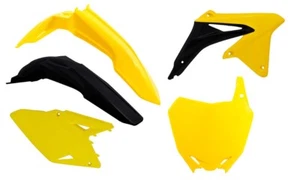 Rtech Kit en Plastique Compatible À Suzuki Rmz 450 08-17 Jaune/Noir - Imagen 1 de 1