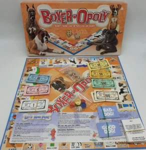 "Boxeropoly" Board Game Monopoly, Dog Lovers, Late For The Sky, Complete/Boxed - Picture 1 of 21