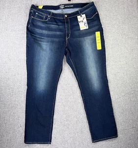 Levi Strauss Signature Gold Women Mid-Rise Straight Leg Jeans Size 26M 42x31 NWT - Picture 1 of 20