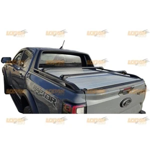 Ford Ranger RAPTOR Barres Transversales Aluminium Noir Porte-Bagages 2023+ TÜV - Foto 1 di 9