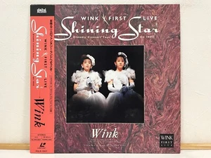 Wink - First Live: Shining Star 1990 Laserdisc LD Japan City Pop PSLR-1007 mit Obi - Bild 1 von 4