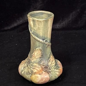 Antike Weller Kunstkeramik Baldin Apfelknospe Vase 6"  - Bild 1 von 12