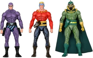 The Original Superheroes: Flash Gordon The Phantom Ming the Merciless Set 3 NECA - Picture 1 of 7