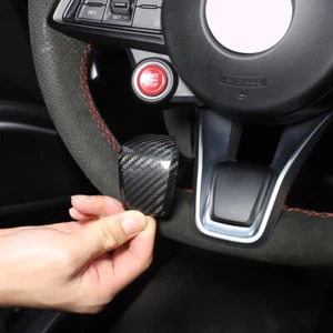 Carbon Car Steering Wheel Bottom Decorative Trim For Alfa Romeo Stelvio 2020-24 - Picture 1 of 10