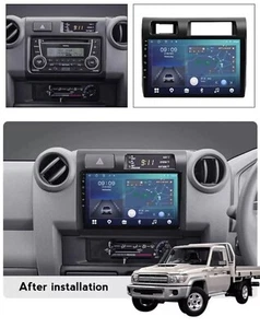 Apple CarPlay android Head Unit For Toyota Landcruiser 70 76 79 Series 2008-2023 - Picture 1 of 22