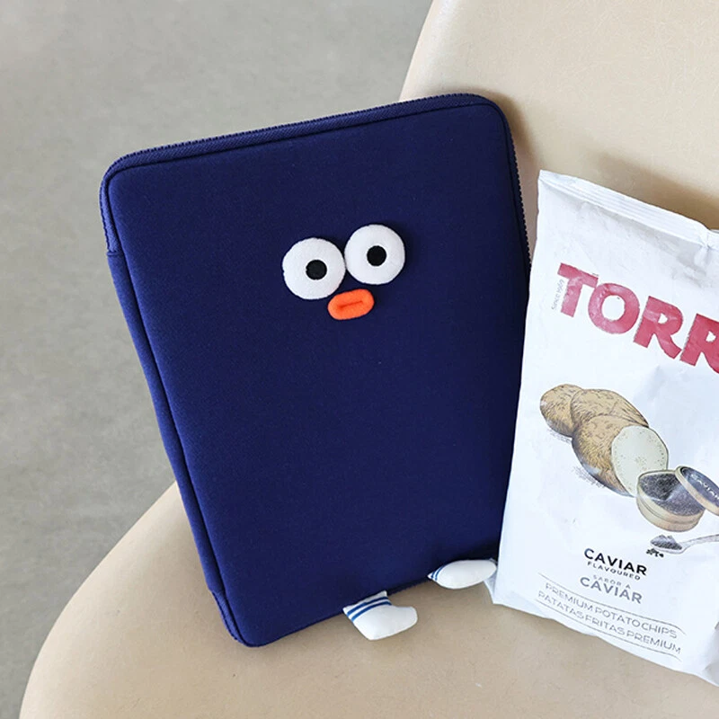 11" Romane Brunch Brother PomPom Tablet ipad Padded Pouch Sleeve Bag Case Pocket - Image 1 of 4