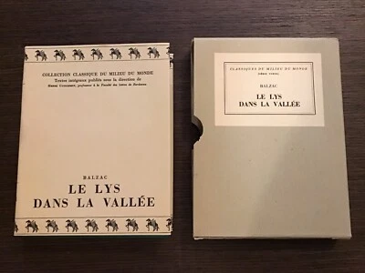 Book LE LYS DANS LA VALLEE Lily Of The Valley by Honore de Balzac-Switzerland - Image 1 of 4