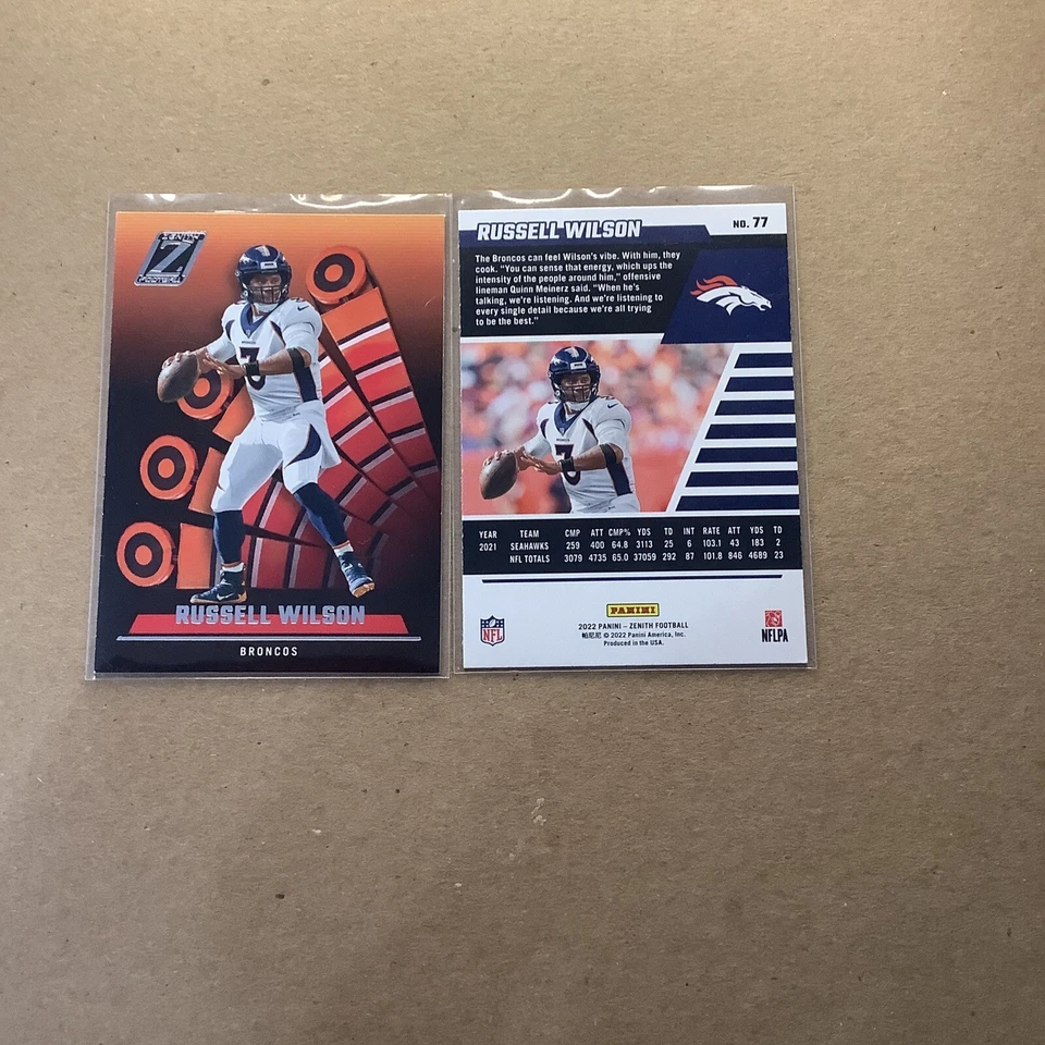 Panini Zenith 2022 - Russell Wilson B-4 Foto 1 de 1
