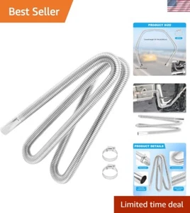 Flexible 200cm Exhaust Pipe for Efficient Vehicle Heating - Noise Reduction - Picture 1 of 9