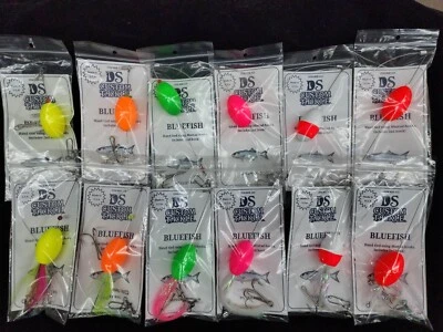 DS CUSTOM TACKLE Mullet Rig wire rig for finger mullet snook bluefish striped bass