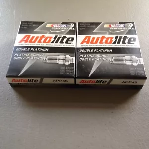 EIGHT(8) Autolite APP45 Double Platinum Spark Plug SET **$2 PP FACTORY REBATE!!* - Picture 1 of 2