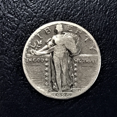 1926 D Standing Liberty Quarter 90% Silver F Cover