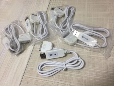 5X Custom DC 12V USB-30Pin 1394 Firewire Charging Cable Cord For iPod Mini 1 1st - Image 1 of 4