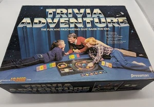 Trivia Adventure Board Game Pressman 1983 VINTAGE Retro Outer Space - Picture 1 of 2