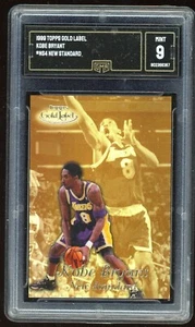 KOBE BRYANT 1999-00 TOPPS GOLD LABEL #NS4 "NEW STANDARD" CARD GMA 9.0 MINT - Picture 1 of 2