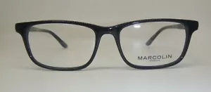 Marcolin Eyewear MA5017 Black 005 Plastic Optical Eyeglasses Frame 53-16-135 RX - Picture 1 of 5