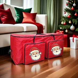 Seasonal Decoration Storage Bag for Christmas Trees with Handles and Zipper - Picture 1 of 23