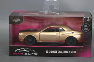 Jada Pink Slips 1:32 W2 2012 Dodge Challenger SRT8 Die-Cast Car (Metallic Gold) - Bild 1 von 4