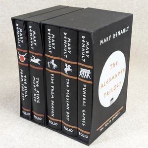 Mary Renault:Folio Society: Alexander Trilogy, King Must Die & Bull From The Sea - Picture 1 of 24