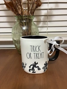 Rae Dunn DISNEY Mickey Mouse & Gang Trick Or Treat Halloween Mug - Picture 1 of 5