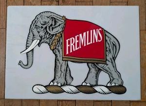 Letrero de elefante Fremlins - Publicidad de plástico vintage de cervecería cervecería Pub Bar - Imagen 1 de 17