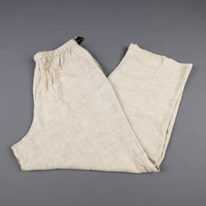 Pantalones de pierna ancha The Limited para mujer en L de mezcla de lino  - Imagen 1 de 12