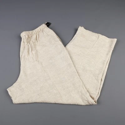 Pantalones de pierna ancha The Limited para mujer en L de mezcla de lino  Foto 1 de 4